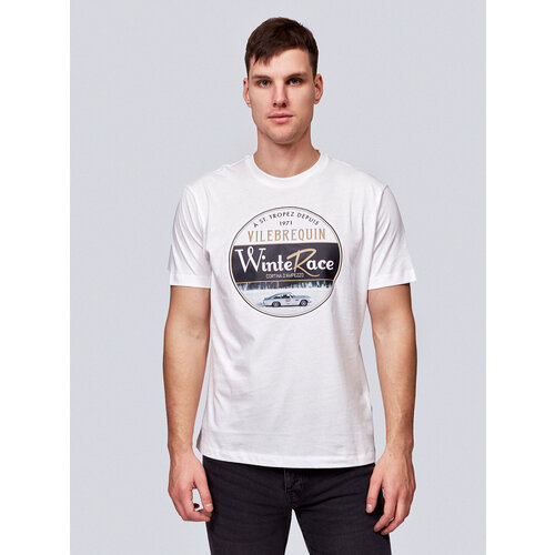 Футболка Vilebrequin, размер 54, белый футболка с принтом urban claudio campione ru 56 eu 54 xxl