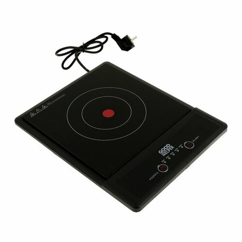 Плитка индукционная GOODHELPER ES-20W02 1 конфорка 2000 Вт чёрная 394300₽