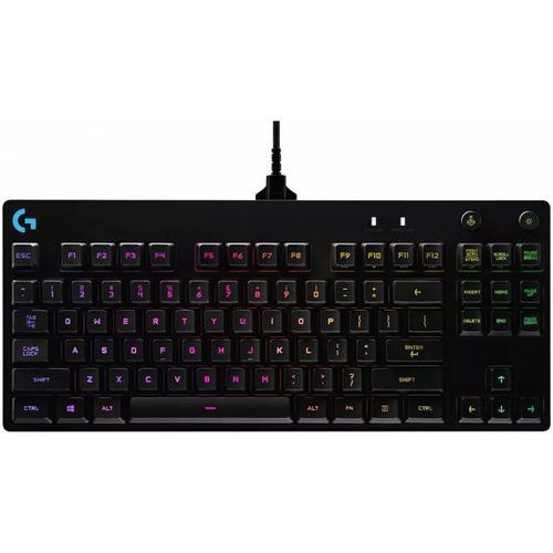 Клавиатура Logitech G Pro Mechanical Gaming Keyboard игровая проводная Black 22229₽