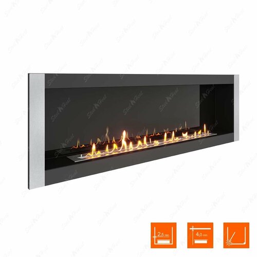 Биокамин SteelHeat ONE-V 1700 VNOV1700-S Стемалит