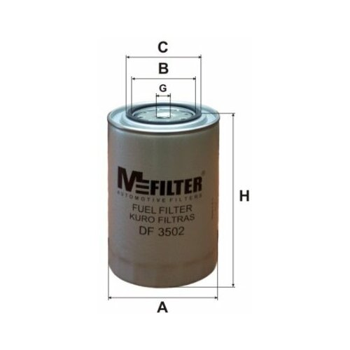 Топливный фильтр M-filter Фильтр топливный DF3502