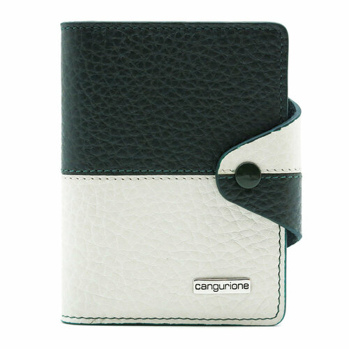 Визитница Cangurione, зернистая, бежевый, зеленый