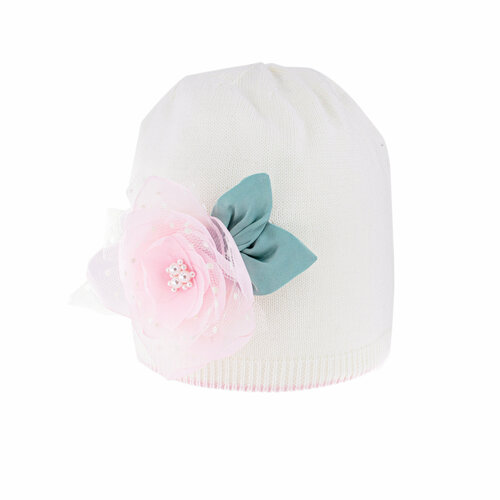 фото Шапка бини андерсен, размер 50-52, экрю, белый