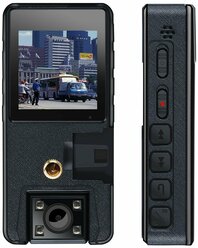Нагрудная мини камера с дисплеем и динамиком SV-14 DS , циклическая запись, датчик движения/ персональный видеорегистратор