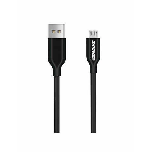 ZipowerКабель USB MICRO USB c ПВХ оплеткой PM6730 / 2М