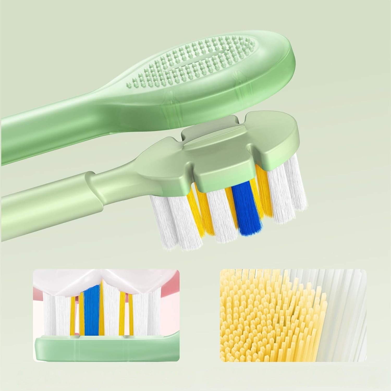 Электрическая зубная щетка Soocas D3, Зеленая - фото №18