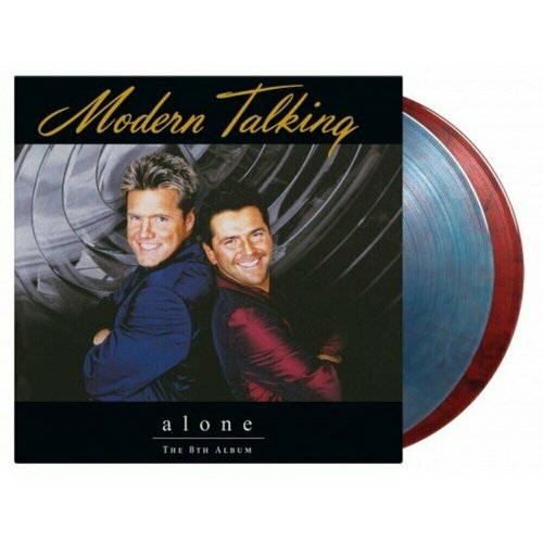 виниловая пластинка modern talking alone the 8th album coloured vinyl 2lp Виниловая пластинка Modern Talking - Alone (The 8th Album) limited edition blue and red
