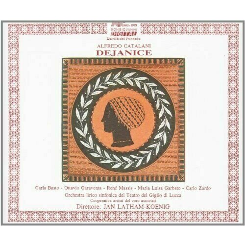 AUDIO CD CATALANI, ALFREDO - Dejanice. Garbato, Maria Luisa, Garaventa, Ottavio, Basto, Carla, Massis, Rene, Zardo, Carlo. 2 CD