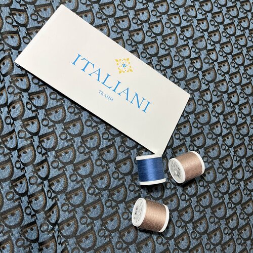 Жаккардовая ткань/хлопок 70%, полиамид 30%/50 см*145 см/Италия