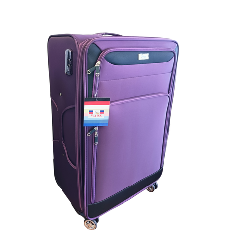 фото Чемодан , 90 л, размер xl, фиолетовый, фуксия waiss