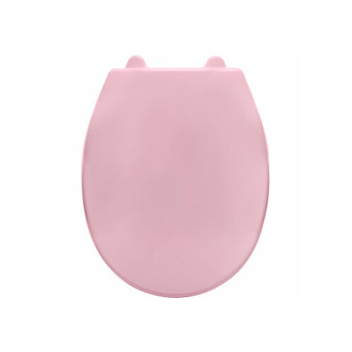 Сиденье на унитаз с детской накладкой океан LUX розовое