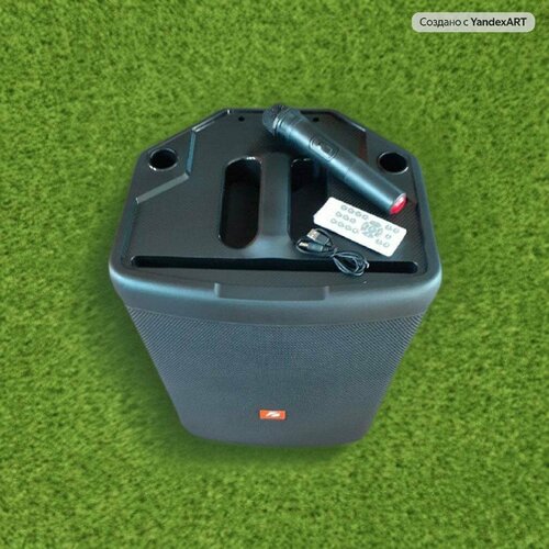 Колонка акустическая портативная Караоке 12811 NEW P M P O 600ВтМикрофонПультBluetoothFMUSBTFAUXLed подсветка 1350000₽