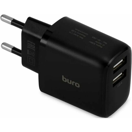 Сетевое зарядное устройство Buro BUWH1 Black (BUWH15S200BK)