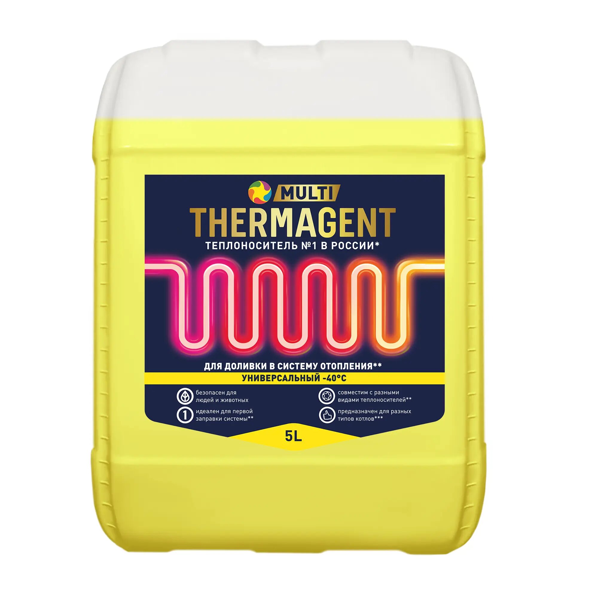 Теплоноситель Thermagent Эко 122555 -40 гр. C 5 кг пропиленгликоль