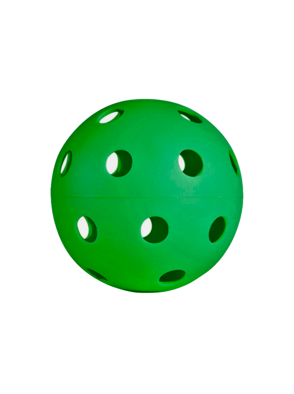 Мяч для флорбола Staill спортивный, 70 мм, цвет зеленый