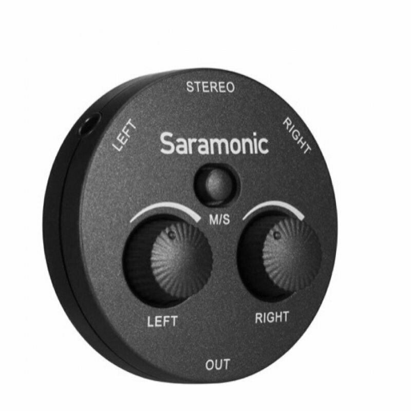 Микшер Saramonic AX1 2-канальный 3,5 мм, вход: 2х 3,5 мм