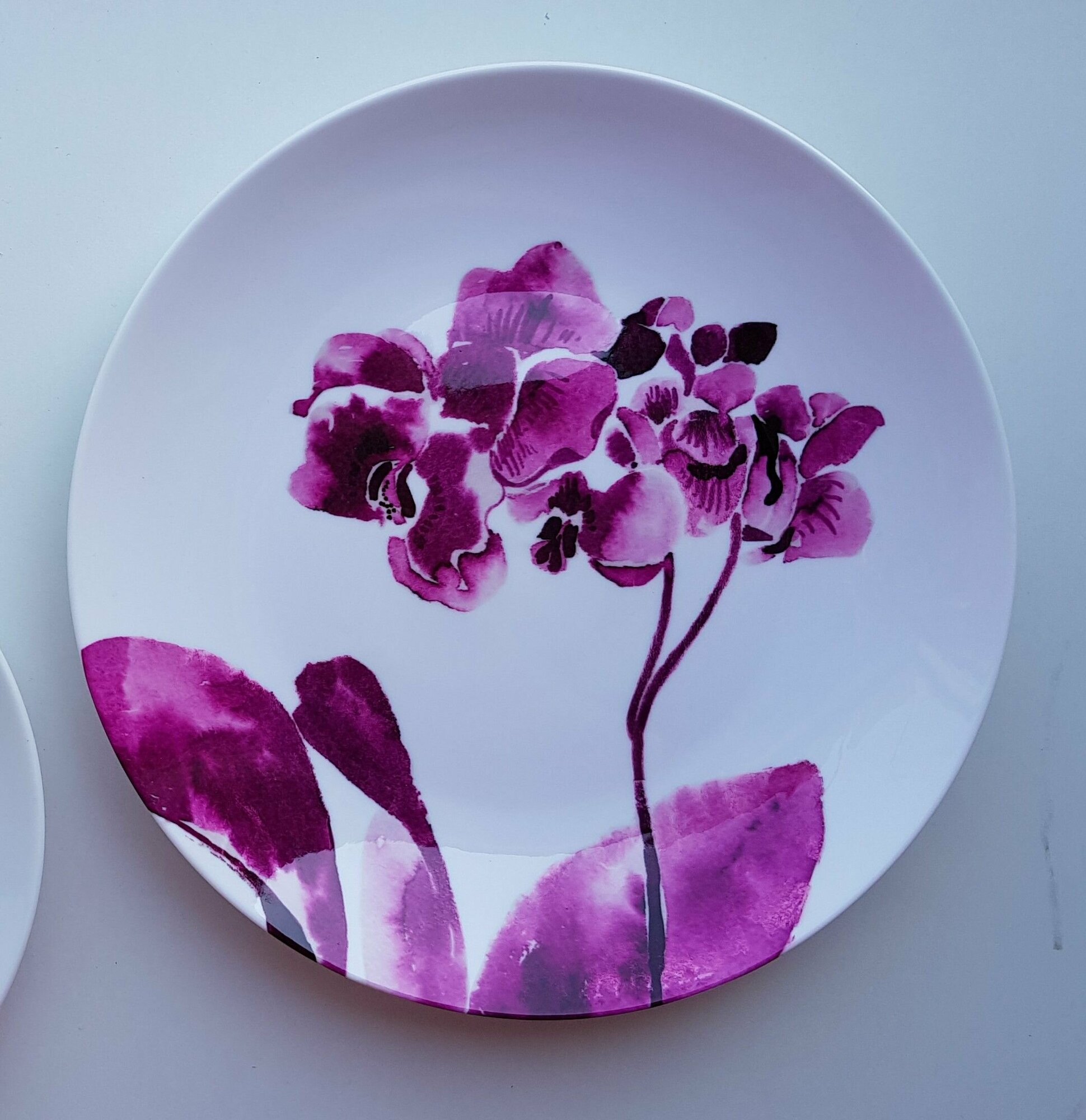 Орхидея фиолетовая 25см