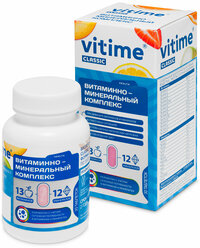 VITime Classic (Витайм Классик) витаминно-минеральный комплекс, 30 таблеток в банке