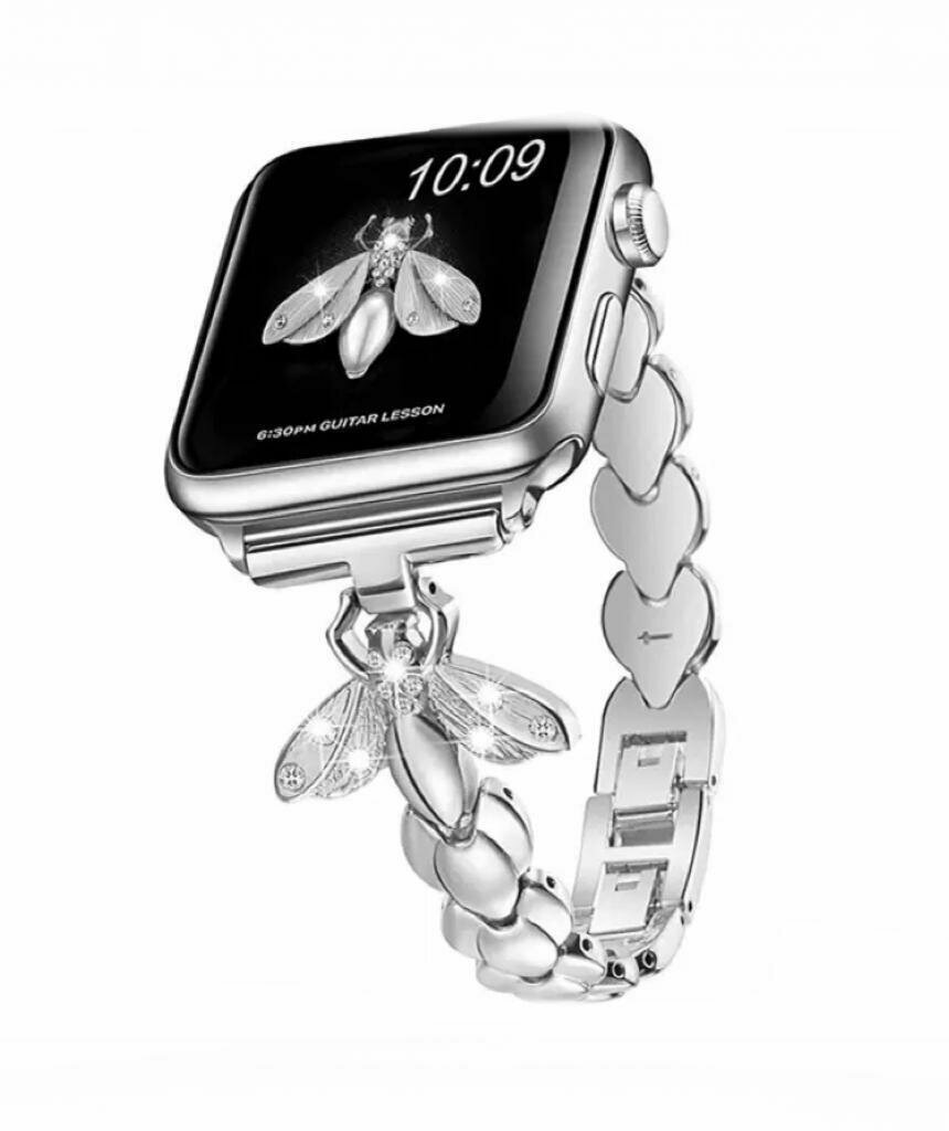 фото Ремешок женский металлический для Apple Watch 38/40/41