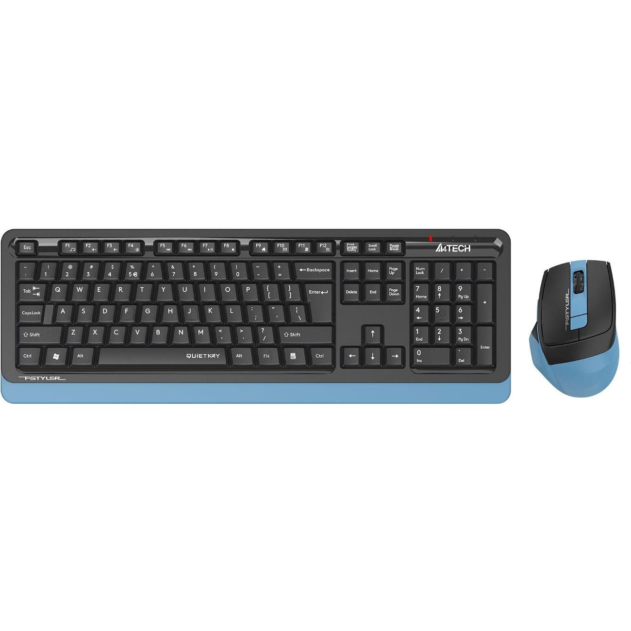 Комплект клавиатура+мышь A4Tech Fstyler FGS1035Q Black/Blue
