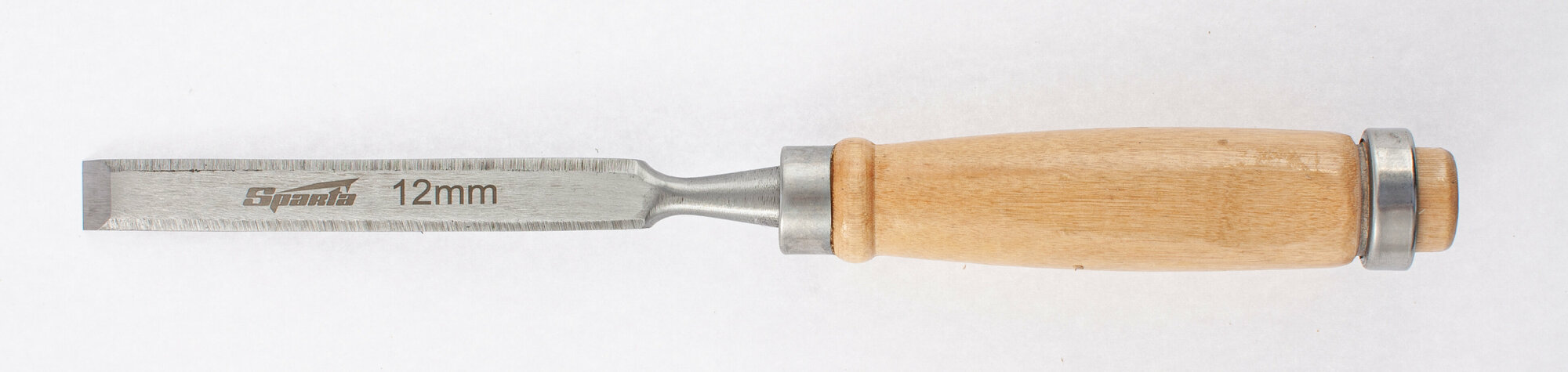 Долото-стамеска Sparta 12 мм деревянная рукоятка 242445