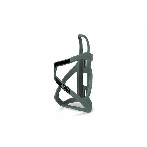 Флягодержатель CUBE ACID Bottle Cage HPP Left-Hand Sidecage - matt grey n glossy black