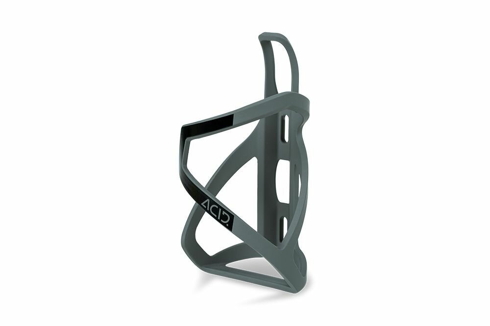 Флягодержатель CUBE ACID Bottle Cage HPP Left-Hand Sidecage - matt grey n glossy black