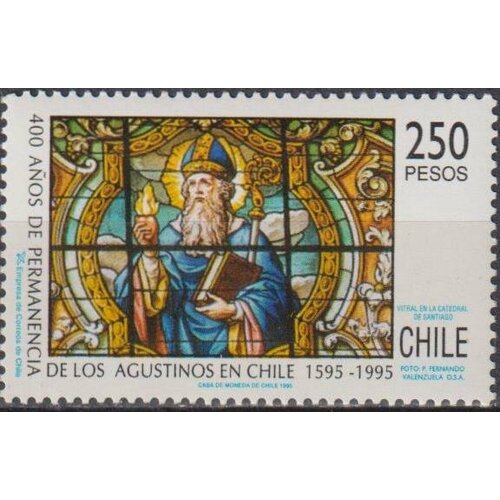 Почтовые марки Чили 1995г. 400 лет ордену августинцев в Чили Религия MNH почтовые марки чили 1995г 150 лет соборной семинарии анкуда гербы mnh