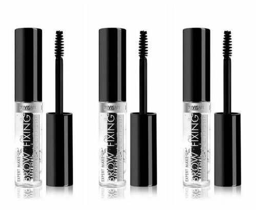 Гель-фиксатор для бровей Luxvisage Brow fixing, 5,5 гр, 3 шт.