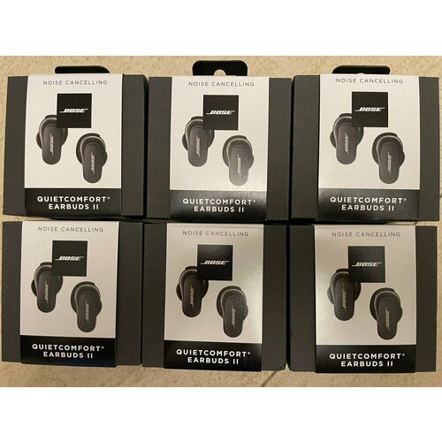 Наушники Bose QuietComfort Noise Cancelling Earbuds II черный 1 штука 2411900₽
