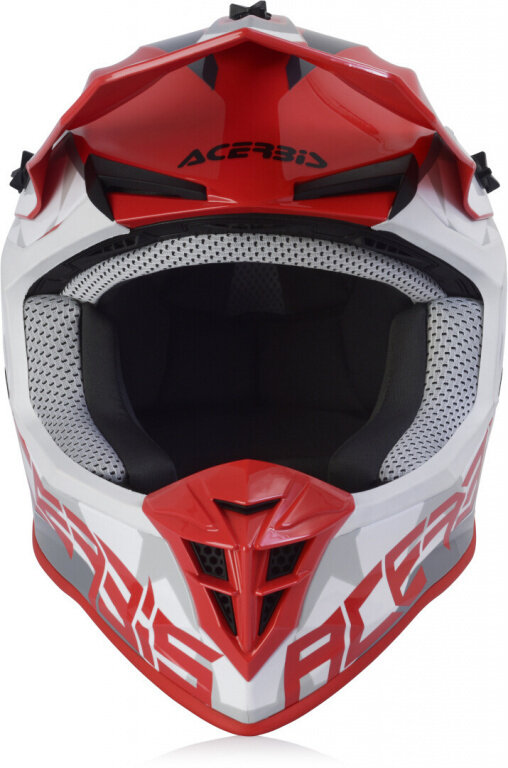 Шлем Acerbis LINEAR Red/White S — фото 7