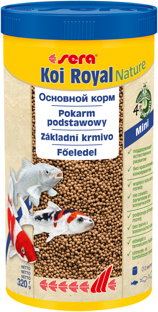 Корм для прудовых рыб Sera Koi Royal Nature Mini 1 л (320 г)
