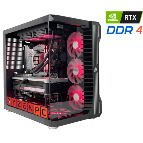 Настольный компьютер RyzenPC GAME 83506654 (AMD Ryzen 7 5800X 3.8 ГГц, AMD X570, 64 DDR4, SSD: 2000 Гб, SSD: 2000 Гб, NVIDIA GeForce RTX 3060 12 Гб, WI-FI, Без привода, 650 Вт, 1stPlayer SP9, ОС не установлена)