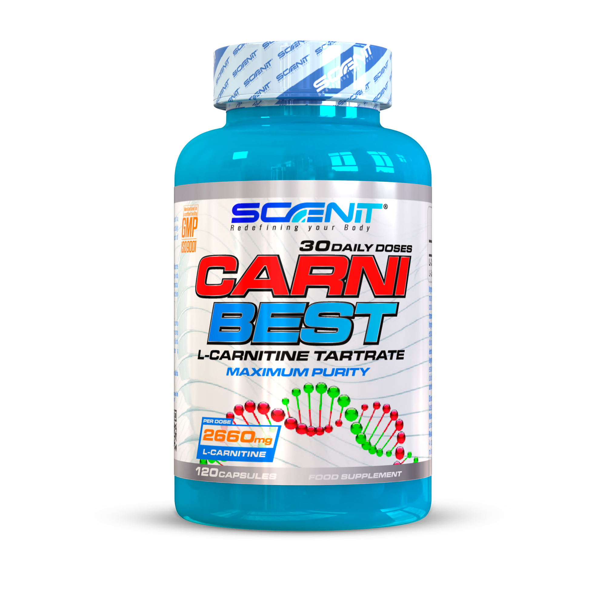 Scenit Nutrition L-Carnitine Tartrate Л-Карнитин Тартрат - 120 капсул