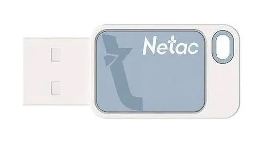 Флэш-память USB_ 32 GB Netac UA31 , USB2.0, голубая