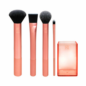 REAL TECHNIQUES Flawless set набор кистей для нанесения базы, 5 кистей / набор кистей для макияжа лица / универсальные кисти