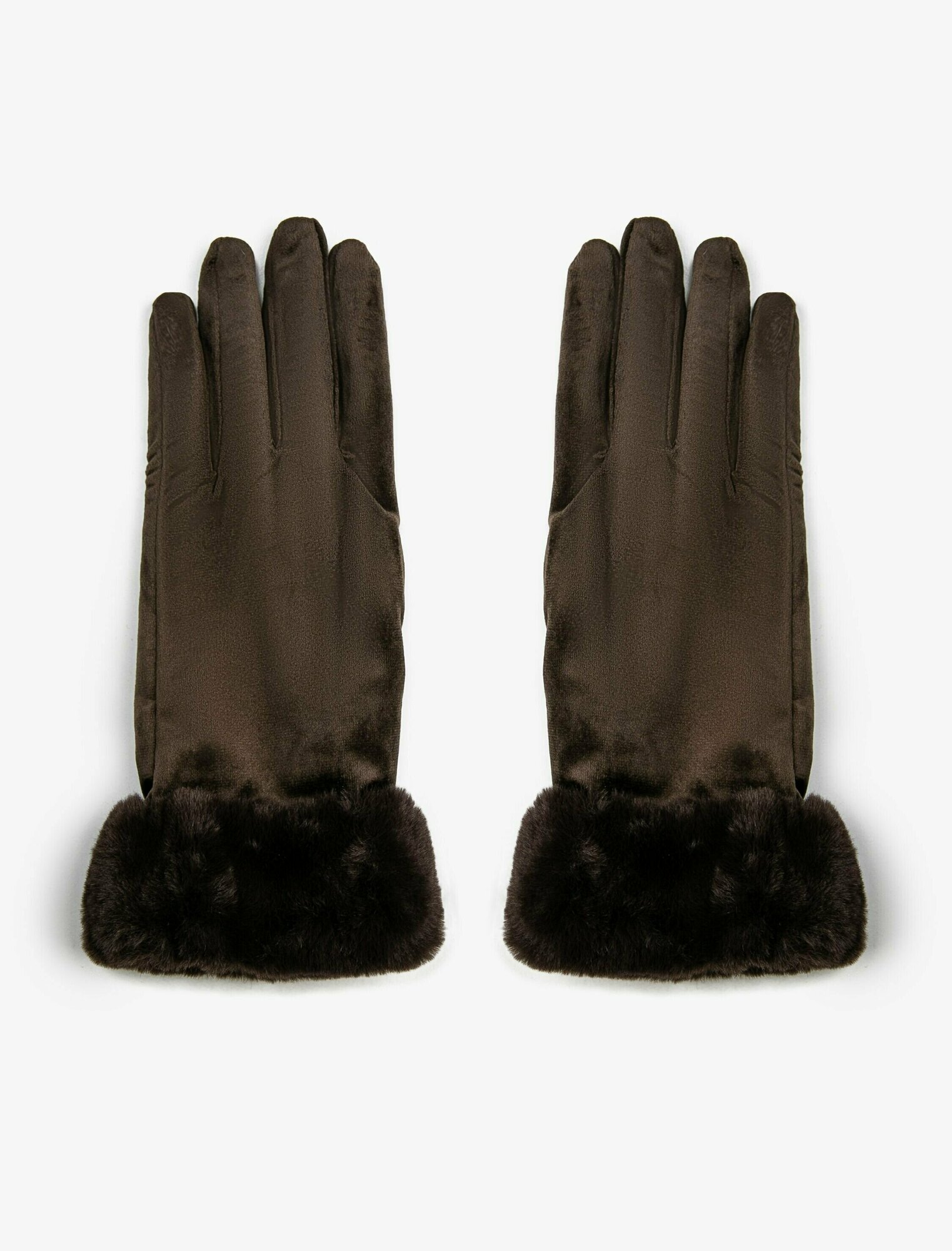 Перчатки KOTON коричневый 