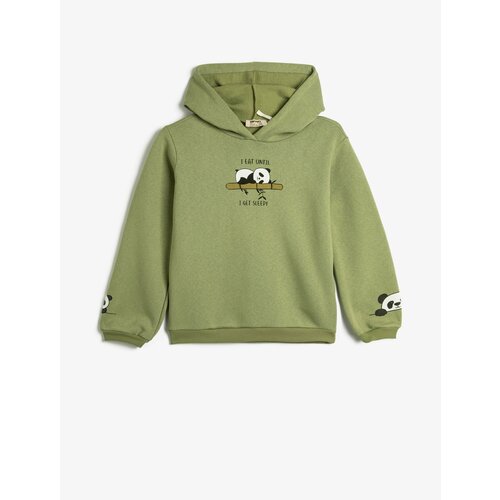 фото Худи koton, размер 7-8 лет, зеленый