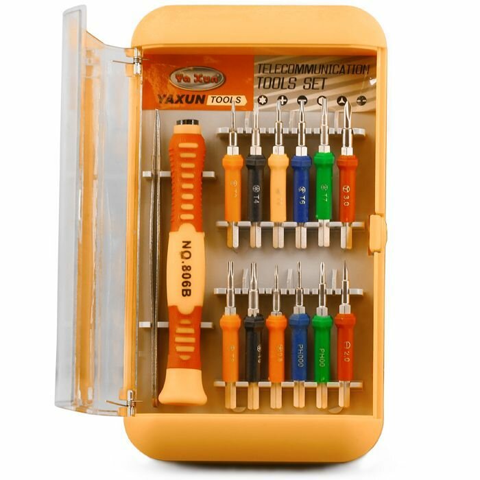 фото Набор отверток для ремонта электроники Ya Xun YX-806-14B