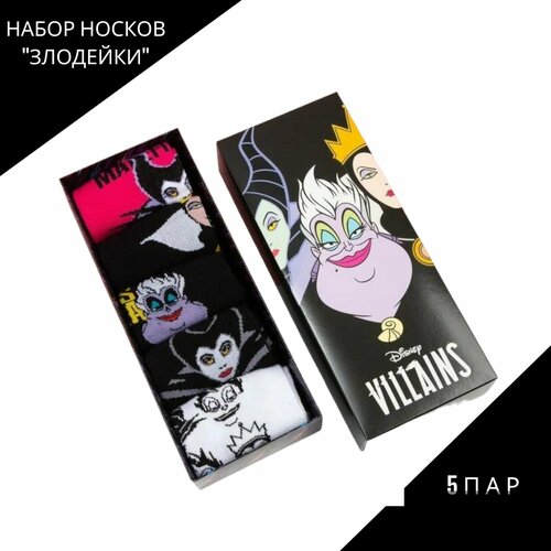 фото Носки disney размер 20-22, черный, белый