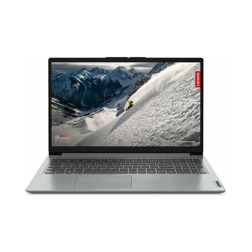 Ноутбук Lenovo IdeaPad 1 15AMN7 82VG00LSUE, 15.6, 2023, TN, AMD Ryzen 3 7320U 2.4ГГц, 4-ядерный, 8ГБ LPDDR5, 256ГБ SSD, AMD Radeon 610M, без операционной системы, серый