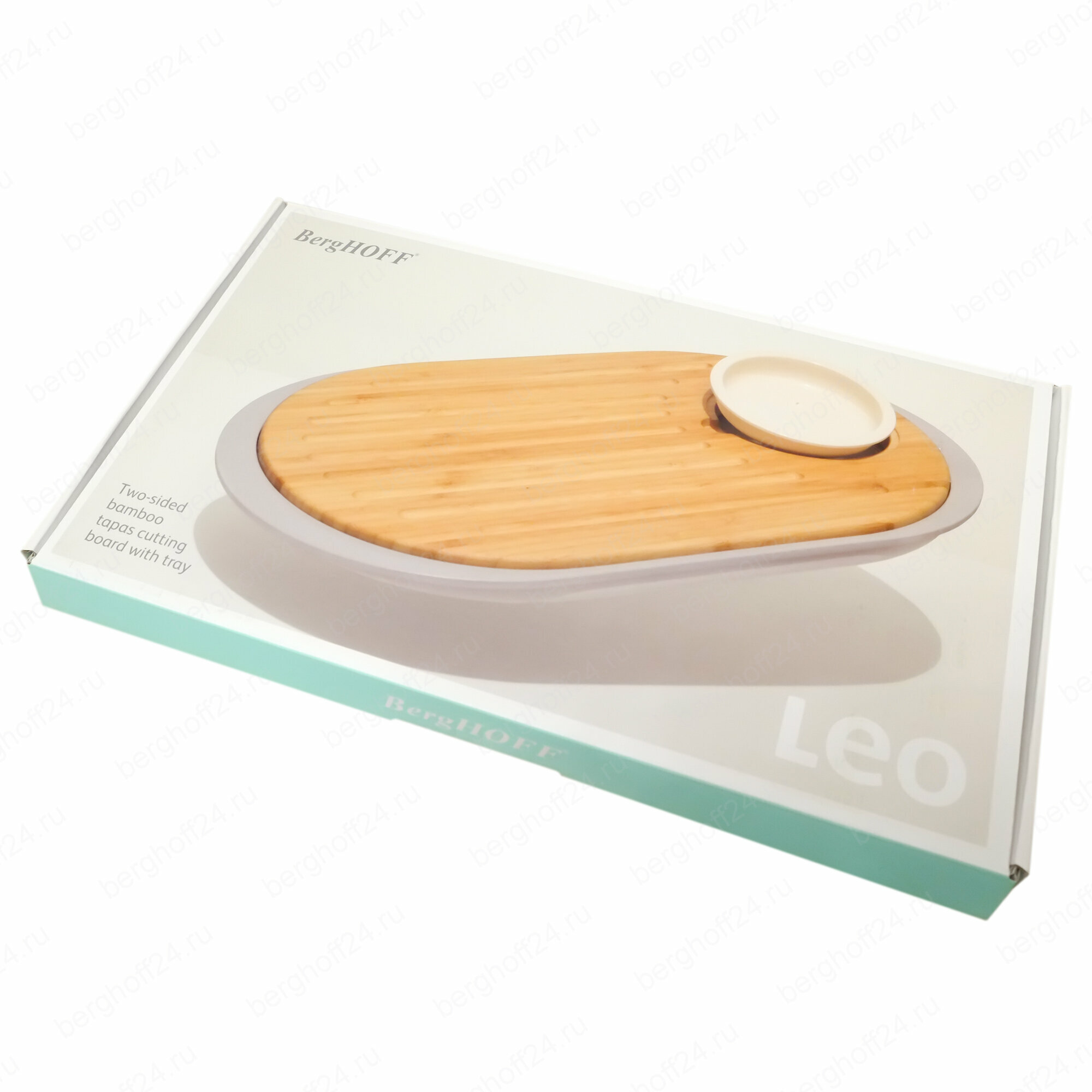 Поднос BergHOFF 3950060 серый 2.5 см 39 см овальная 23 см - фото №10