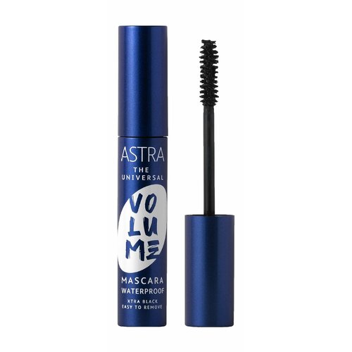 Водостойкая тушь для объема, удлинения и подкручивания ресниц / Astra The Universal Volume Waterproof Mascara