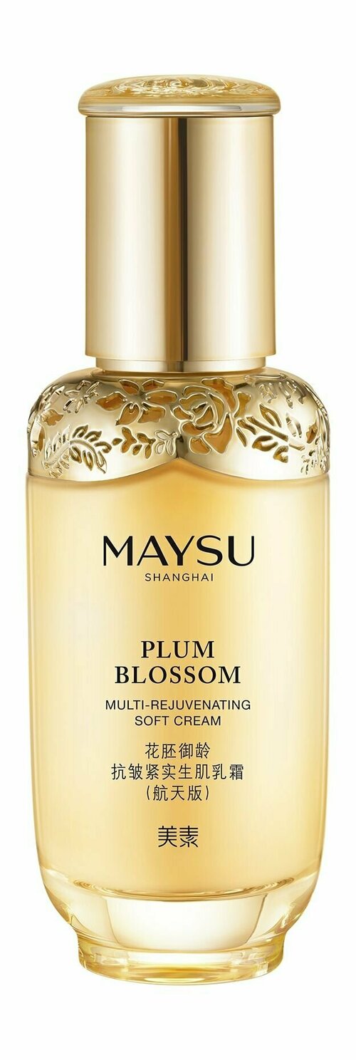 Мультиомолаживающий легкий крем для лица с экстрактом цветка сливы / Maysu Shanghai Plum Blossom Multi-Rejuvenating Soft Cream