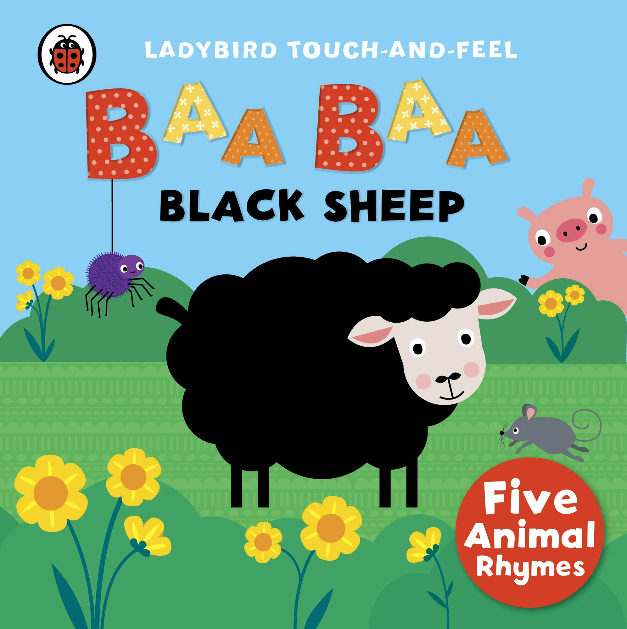 Baa, Baa, Black Sheep- ouch-and-feel rhymes, board - фото №2