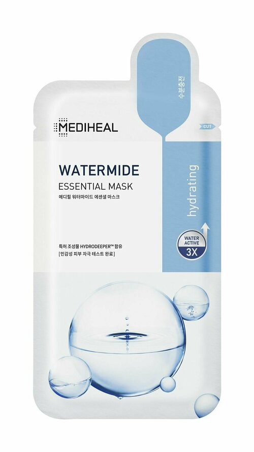 Увлажняющая тканевая маска для лица / Mediheal Watermide Essential Mask