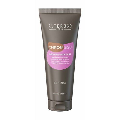 ALTER EGO ITALY Chromego Silver Maintain Шампунь для нейтрализации желтых оттенков 50 мл 660₽