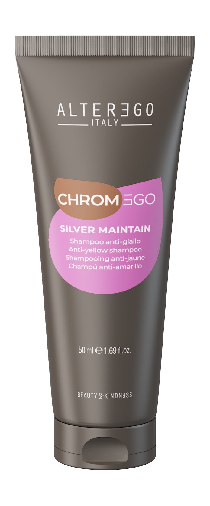 ALTER EGO ITALY Chromego Silver Maintain Шампунь для нейтрализации желтых оттенков, 50 мл
