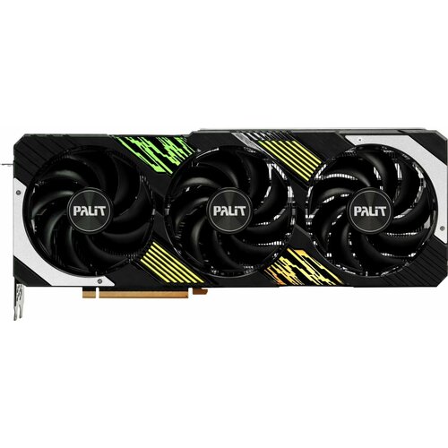 Видеокарта Palit RTX4080 SUPER GAMINGPRO 16GB GDDR6X 256-bit DPx3 HDMI 3FAN RTL видеокарта palit gamerock omniblack geforce rtx 4080 16gb ned4080019t2 1030q