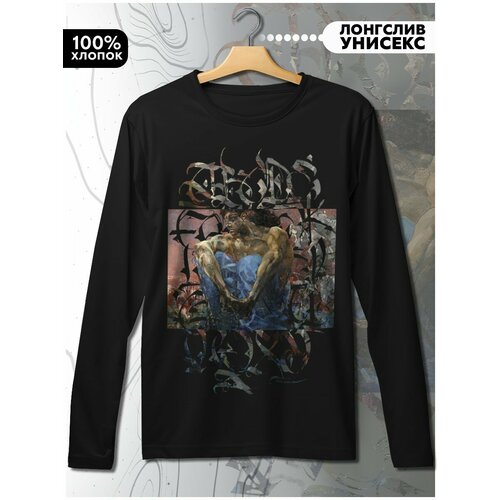 фото Лонгслив hypnotica, размер l, черный
